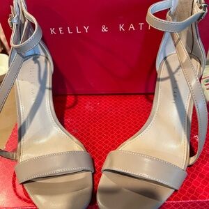 Kelly & Katie Taupe Strappy Heels